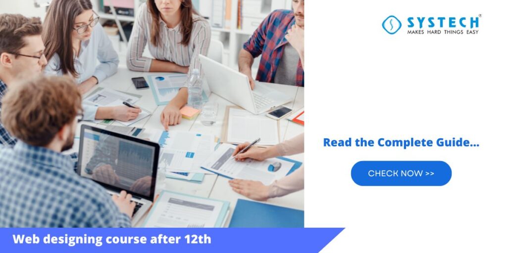 Web designing course after 12th
