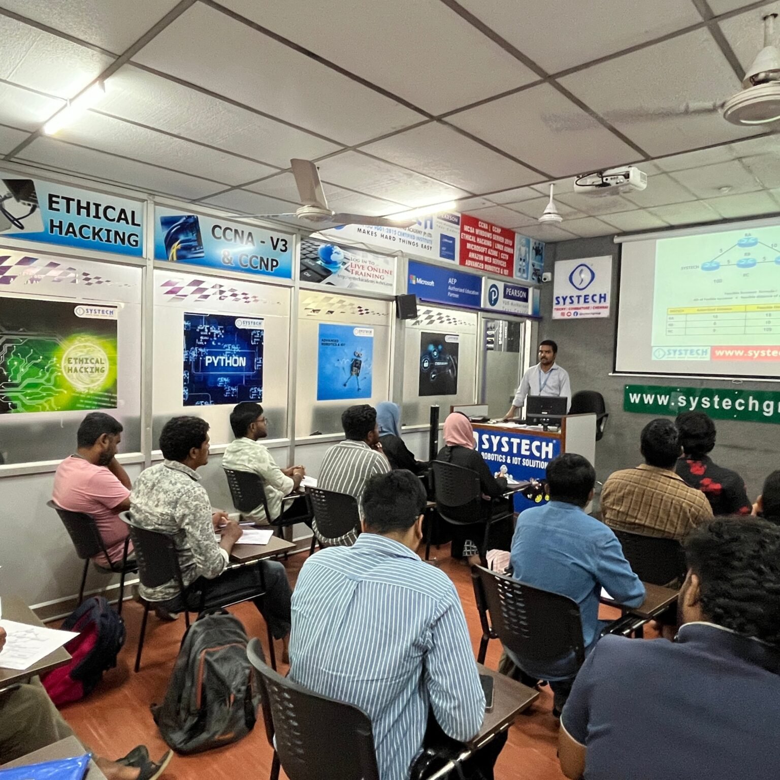 Systech Training Locations | Trichy | Coimbatore | Chennai