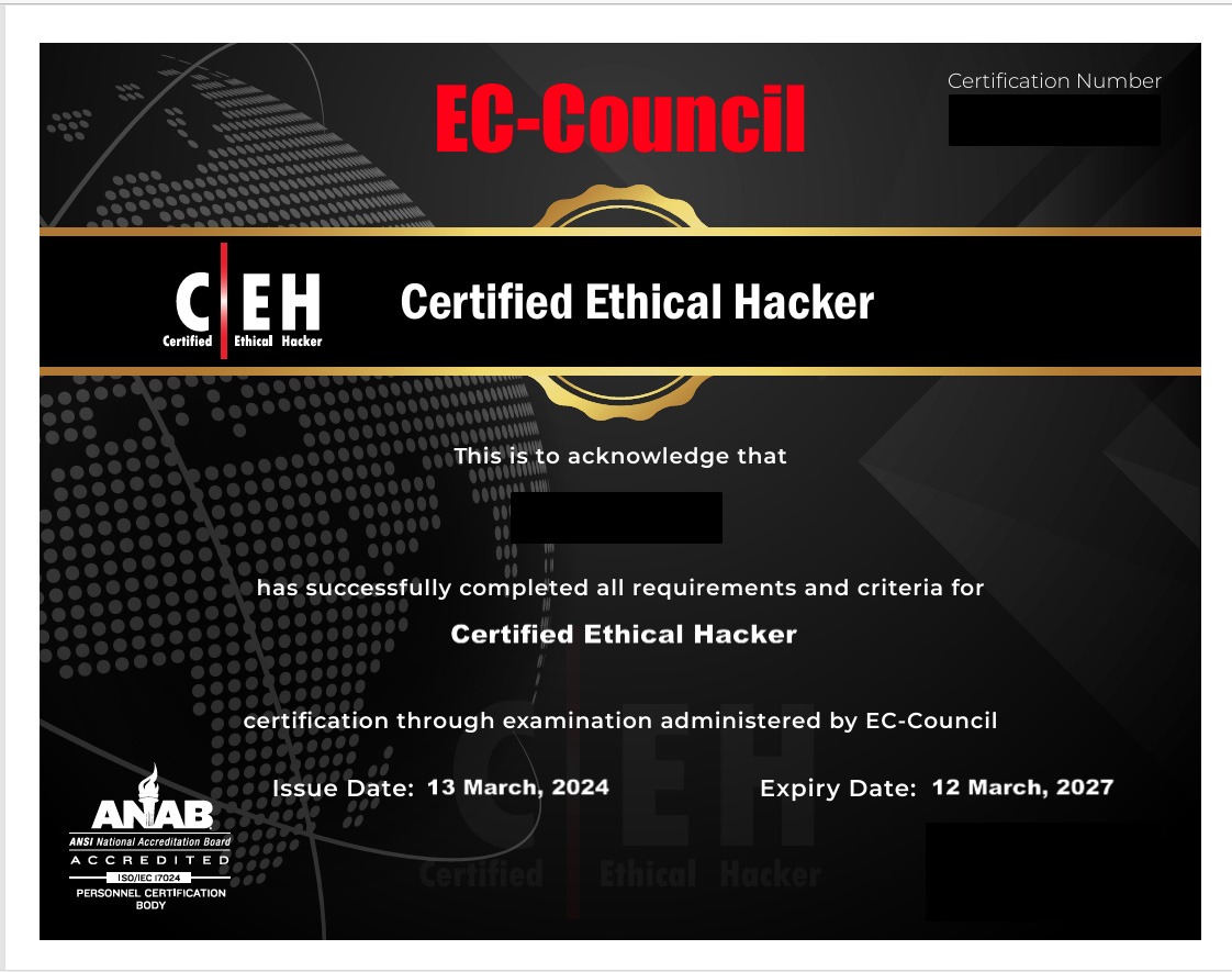 Ethical Hacking Certificate Course in Chennai