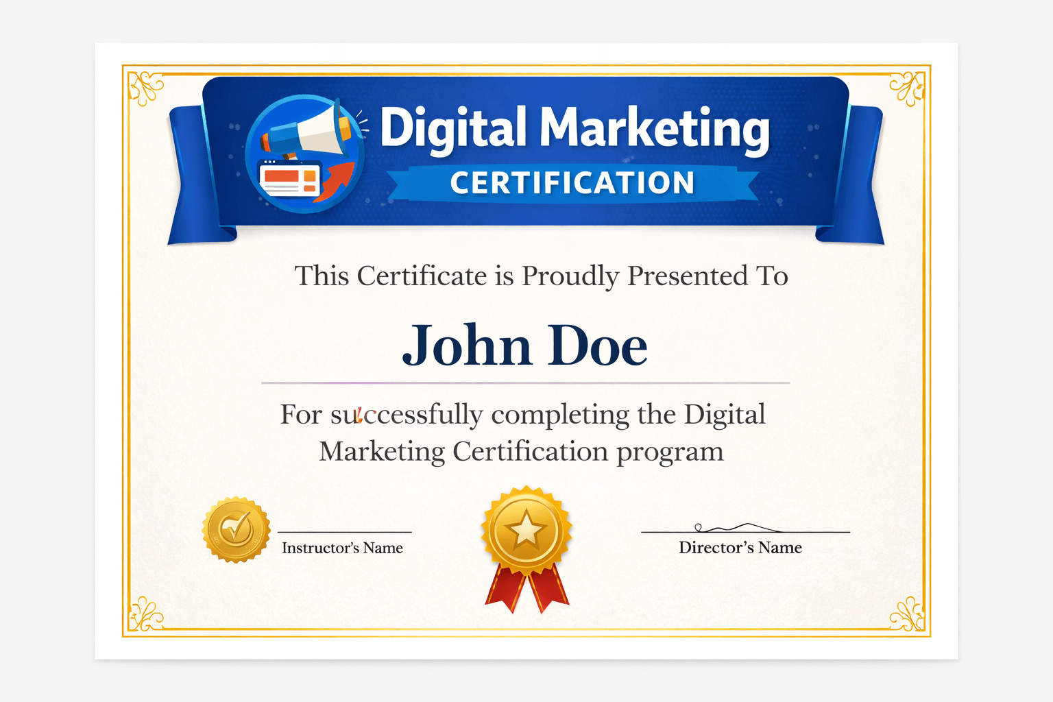 Digital Marketing Certification Course