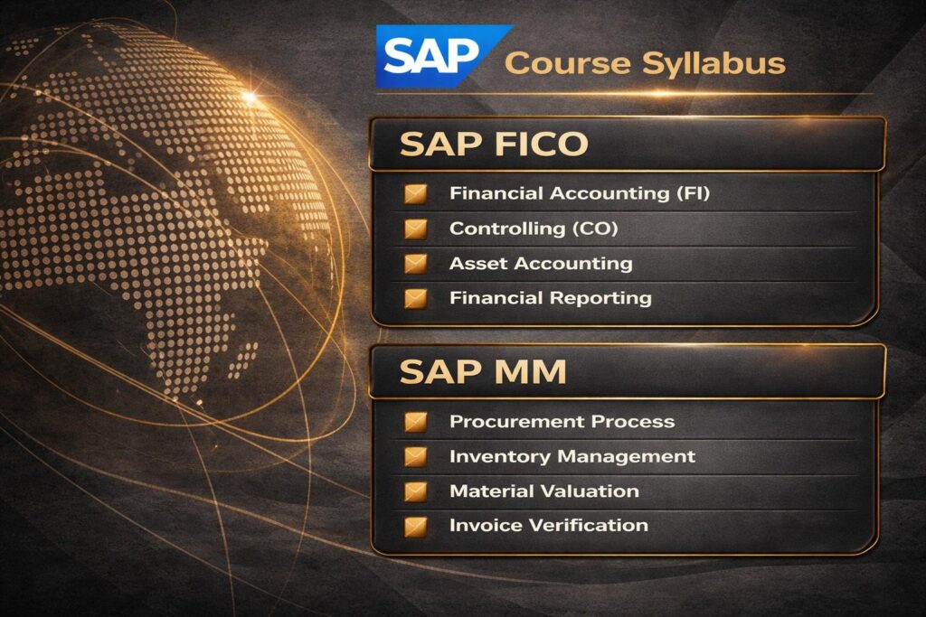 SAP FICO and MM course syllabus