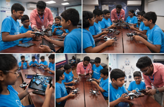 Drone training at systech