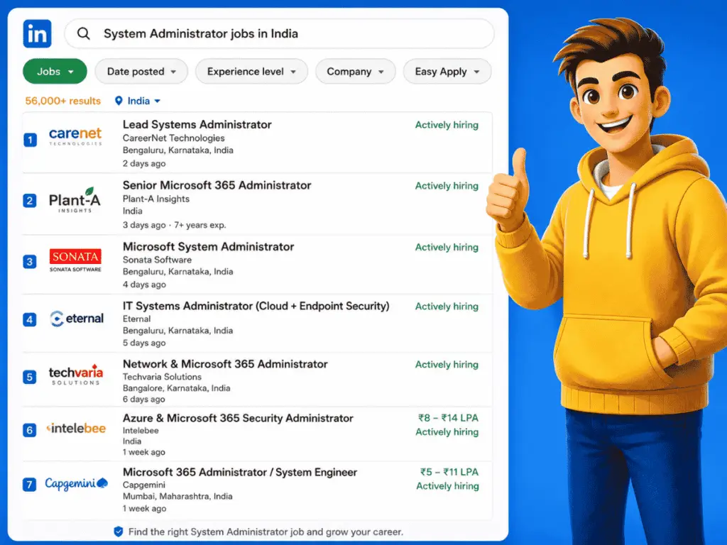 System Administrator Jobs