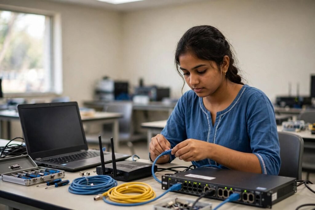 indian_woman_networking_lab