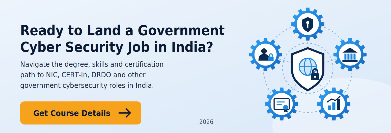 how to get govrment job in cybersecurity