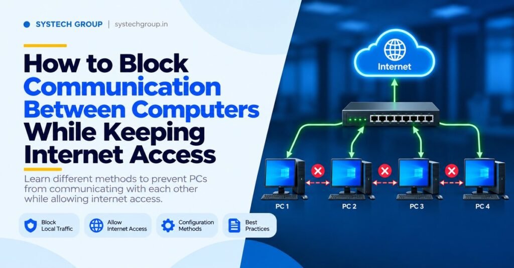 systech block pc communication