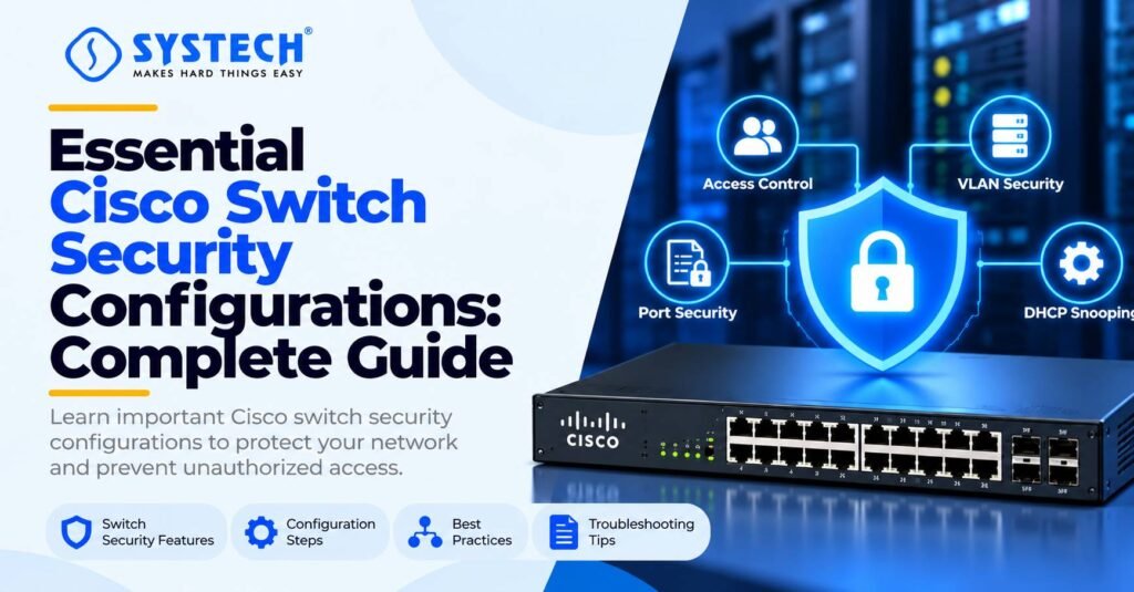 Essential Cisco Switch Security Configurations