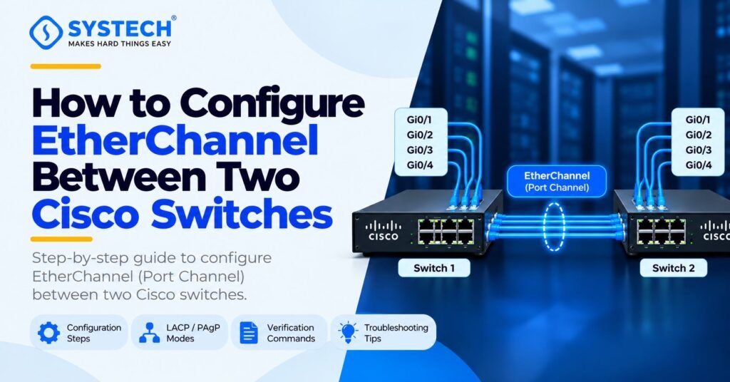 How to Configure EtherChannel Between Two Cisco Switches