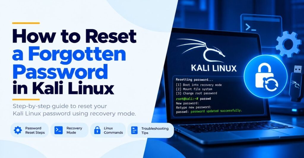 systech kali linux password reset